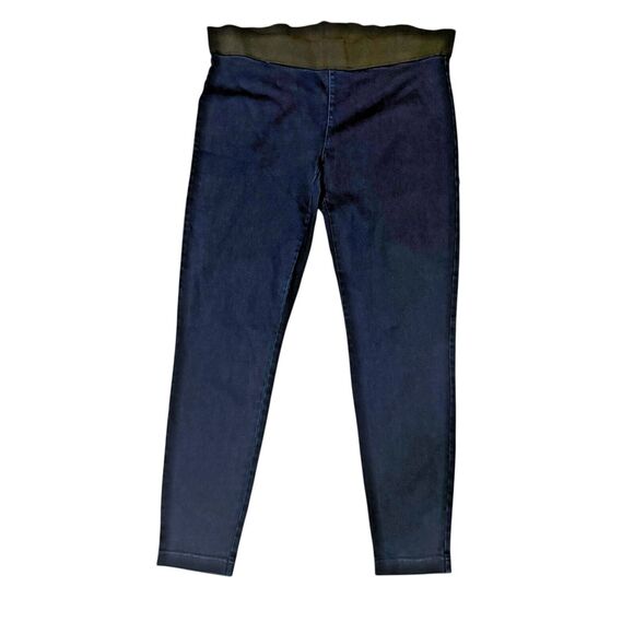 Ann Taylor Loft Womens Jeggings Blue Pants Pull On Elastic Waist Stretch Medium - Picture 2 of 9